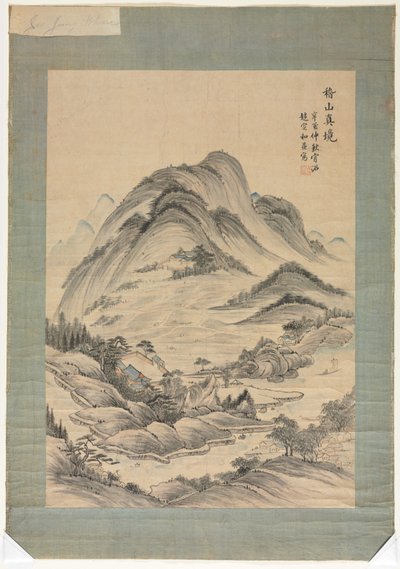 Landscape with Streams and Mountains by Unknown artist