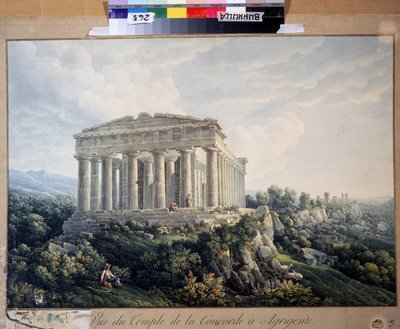 The Temple of Concordia in Agrigento by Unknown artist