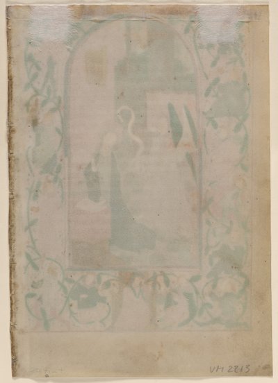 Leaf from a Book of Hours: Blank by Unknown artist