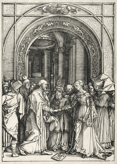 Life of the Virgin: Marriage of the Virgin and St. Joseph by Unknown artist