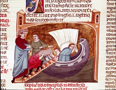 Loading a ship at the time of Emperor Justinian by Unknown artist