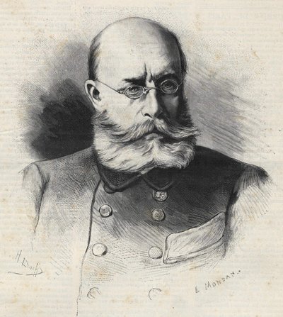 Louis Léon César Faidherbe (1818 - 1889) French General and Colonizer, Engraving of the 19th Century. Bianchetti Collection by Unknown artist