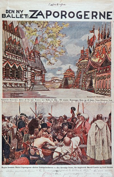 Lyric Theatre: The Zaporogues (Zaporogerne) - Opera Bibl. by Unknown artist