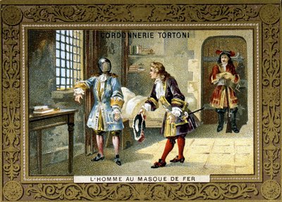 Man with Iron Mask Locks in the Prison of Saint Margarita by Unknown artist