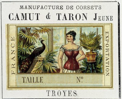 Manufacture of corsets, Camut and Taron Young by Unknown artist