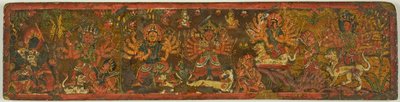 Manuscript Cover from the Glorification of the Great Goddess (Devimahatmya) by Unknown artist