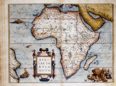 Map of Africa, Plate taken from 