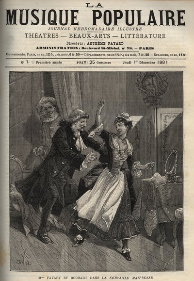 Marie Justine Benoite Duronceray, Called Madame Favart, and Rochart in the 