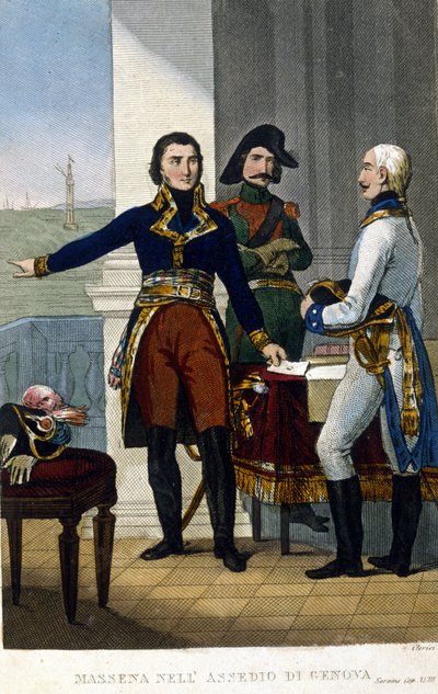 Marshal André Masséna (1756-1817) at the siege of Genes in April 1800 by Unknown artist