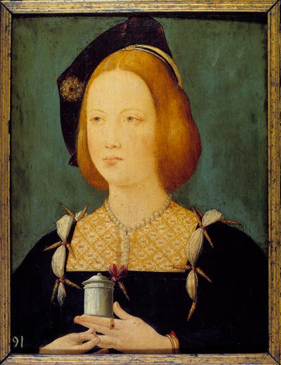 Portrait of Mary Tudor, Queen of France by Unknown artist