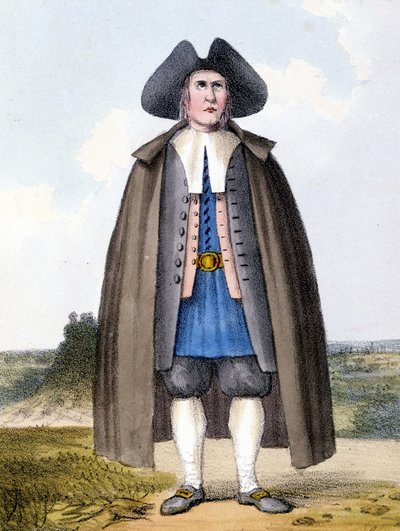 Member of the Reformed Quakers sect in England at the end of the 18th century by Unknown artist