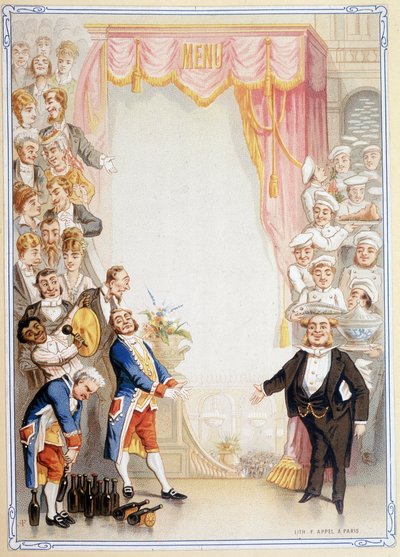 Menu Blank - Chromolithography, Late 19th Century by Unknown artist
