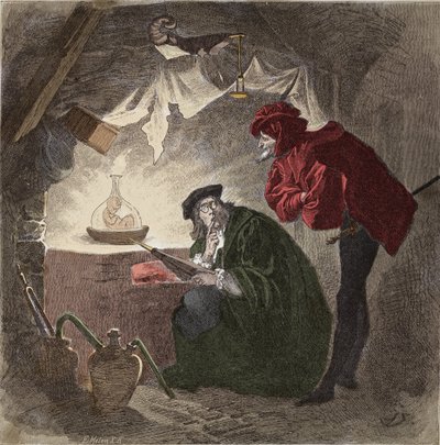 Mephistopheles (Mephisto) a Faust Illustration of 