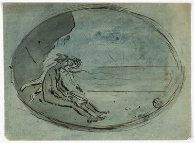 Mercury Watching Sunset by Unknown artist
