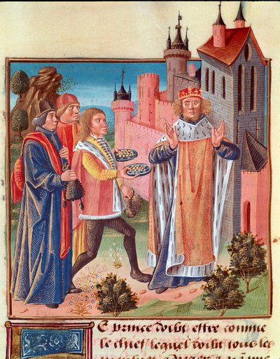 A Prince Receives Taxes from His Vassals from 