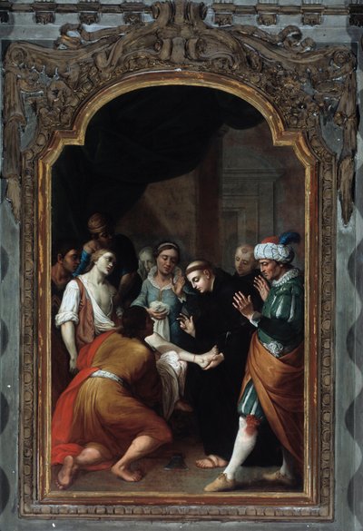 Miracle of Saint Anthony of Padua Who Heals a Crippled Man by Unknown artist