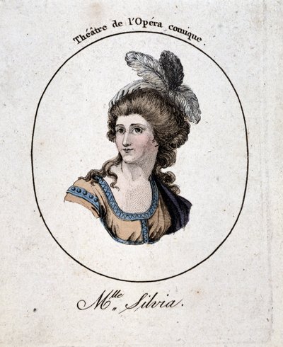 Miss Silvia, Actress of the Opera Comique by Unknown artist