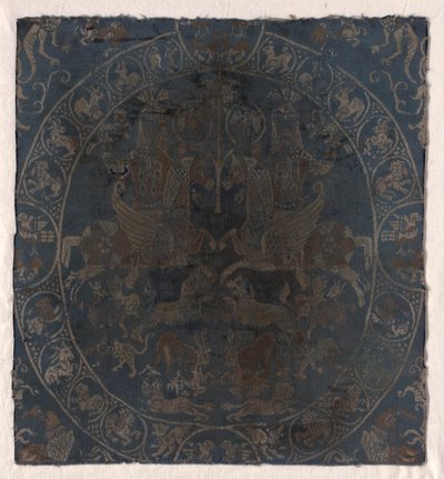 Modern Reproduction of the Bahram Gur silk in Berlin by Unknown artist