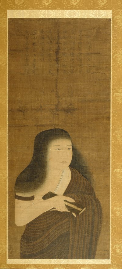 Monju Dressed in a Robe of Braided Grass by Unknown artist