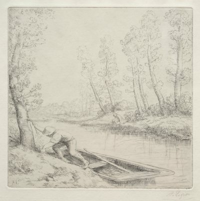 Morning on the River by Unknown artist
