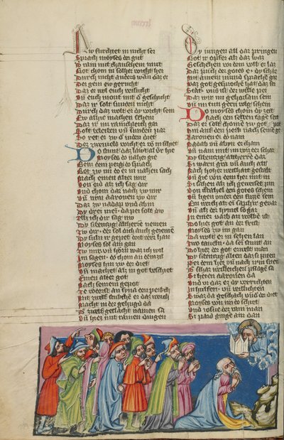 Moses and the Seventy Elders before God by Unknown artist