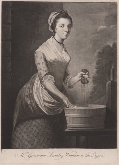 Mrs Grosvenor Laundry Woman to the Queen by Unknown artist