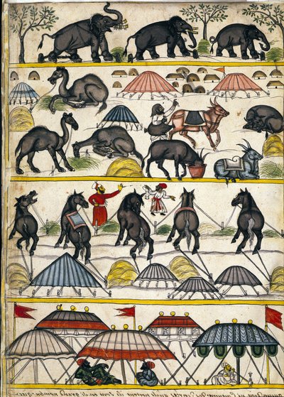 Mughal Military Camp, Page from 