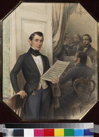 Musicians at a Rehearsal by Unknown artist
