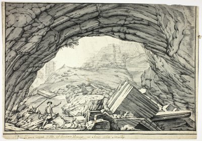 Natural Bridge of Velo, in the Veronese Hills, Near Altissimo by Unknown artist