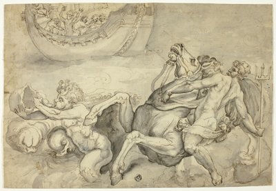 Neptune Calming the Tempest Raised by Aeolus against Aeneas by Unknown artist