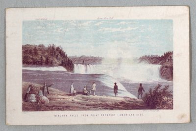 Niagara Falls From Point Prospect - American Side from The Falls of Niagara: Being a Complete Guide by Unknown artist