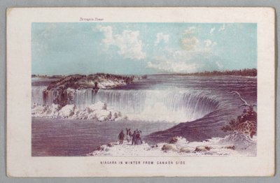 Niagara in Winter from Canada Side from The Falls of Niagara: Being a Complete Guide by Unknown artist