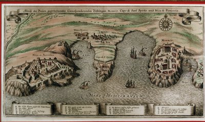 Nice, Villefranche and Monaco in the 17th Century by Unknown artist