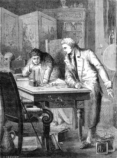 Nicholson and Carlisle Decompose Water Through the Battery of Volta, London 2 May 1800 by Unknown artist