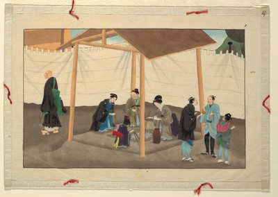 One of Sixteen Scenes of the Death and Burial of a Man by Unknown artist