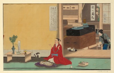 One of Sixteen Scenes of the Death and Burial of a Man by Unknown artist