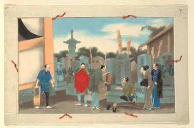 One of Sixteen Scenes of the Death and Burial of a Man by Unknown artist