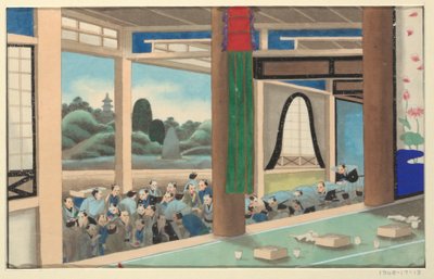 One of Sixteen Scenes of the Death and Burial of a Man by Unknown artist