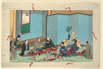 One of Sixteen Scenes of the Death and Burial of a Man by Unknown artist