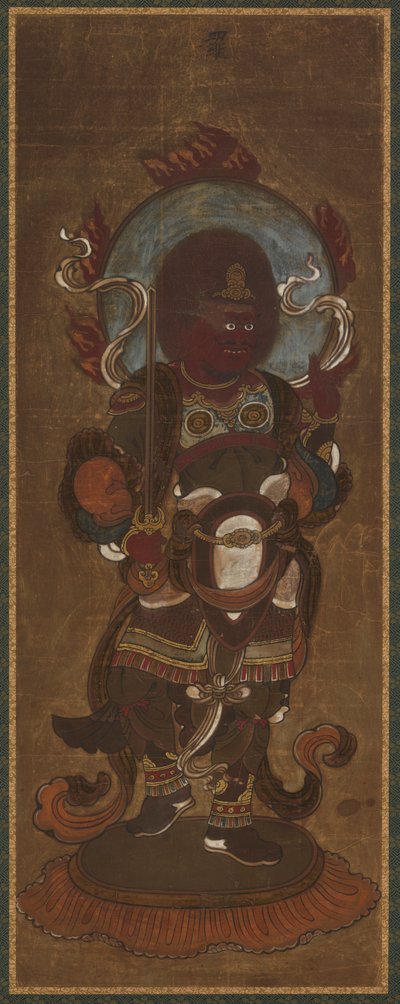 One of the Twelve Deva: Rasetsu-ten (Raksasa, specifically Nirrti) by Unknown artist