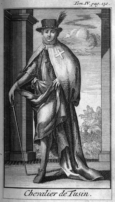 Orders of Knight. Knight of Tusin in Austria in the 16th century. In 