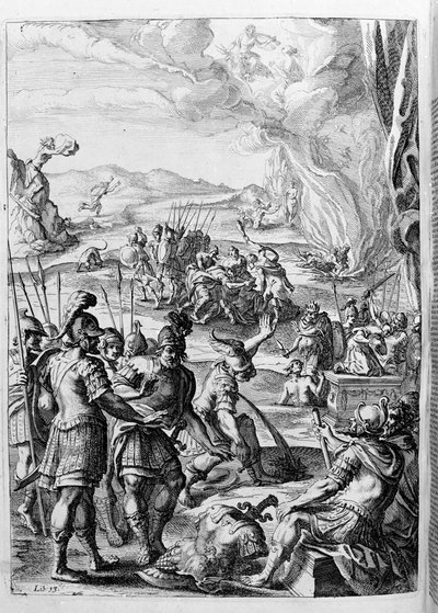 Ovid - illustration for book 15 - note by Thomas Farnaby by Unknown artist
