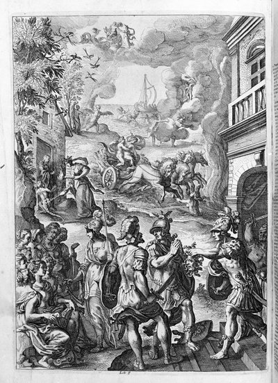 Ovid - illustration for book 15 - note by Thomas Farnaby by Unknown artist