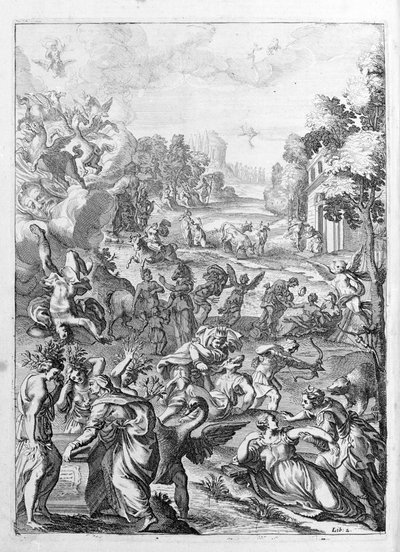 Ovid - illustration for book 15 - note by Thomas Farnaby by Unknown artist