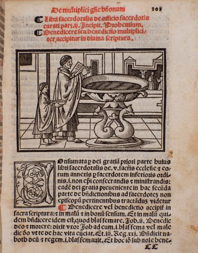 Page of the liturgy book Liber Sacerdotalis by Castellini by Unknown artist