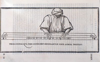 Page Taken from Musica Theorica by Ludovico Foliani by Unknown artist