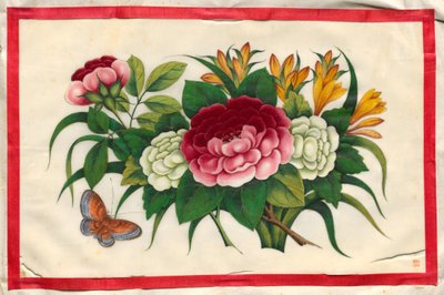 Painting Ten from Illustrated Book of Flowers and Butterflies by Unknown artist