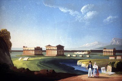 Temples of Paestum, Capaccio by Unknown artist