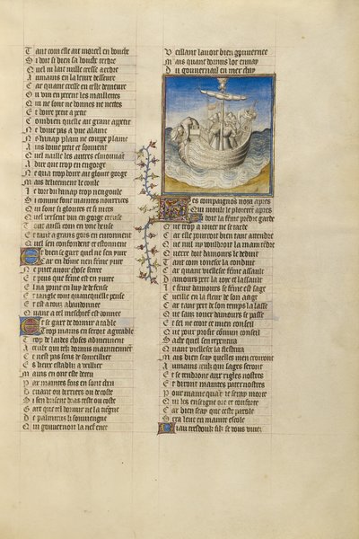 Palinurus Tumbling from Aeneas