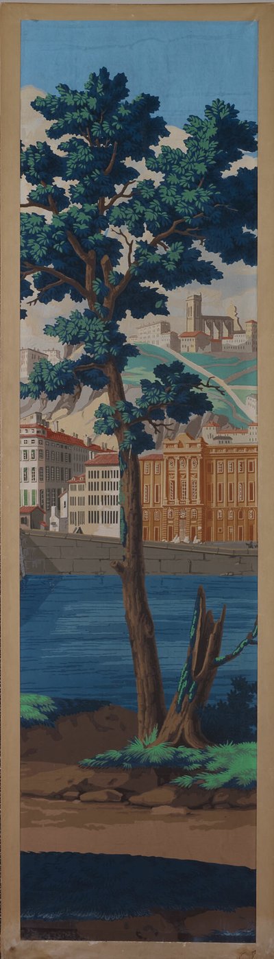 Panel: The Views of Lyon by Unknown artist